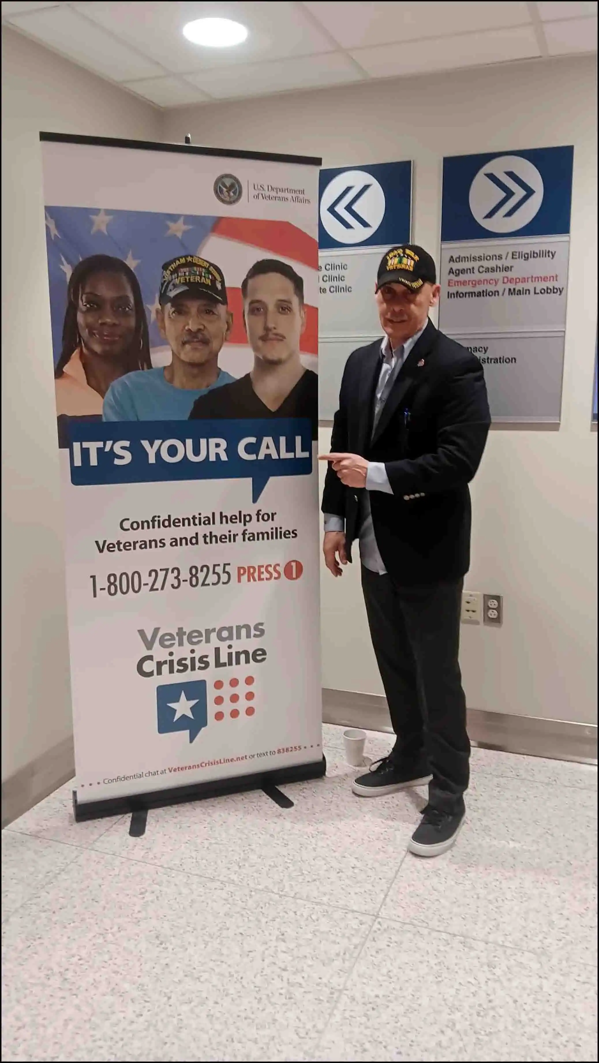 David Haave meeting with local Veterans & families on personal safety awareness -- David Haave